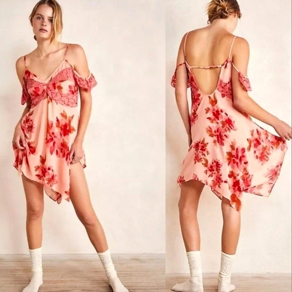 NWOT FREE PEOPLE TRAPEZE SLIP DRESS - Picture 1 of 4